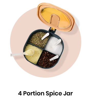 4 Portion Spice Jar
