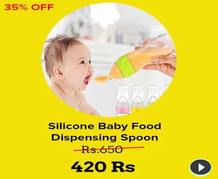 Silicone Baby Food Dispensing Spoon