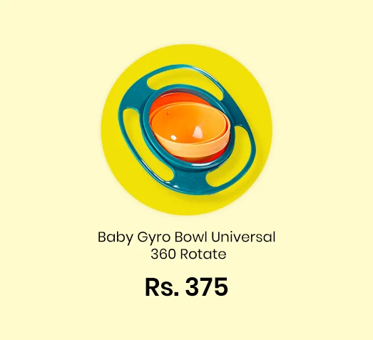 Baby Gyro Bowl Universal 360 Rotate
