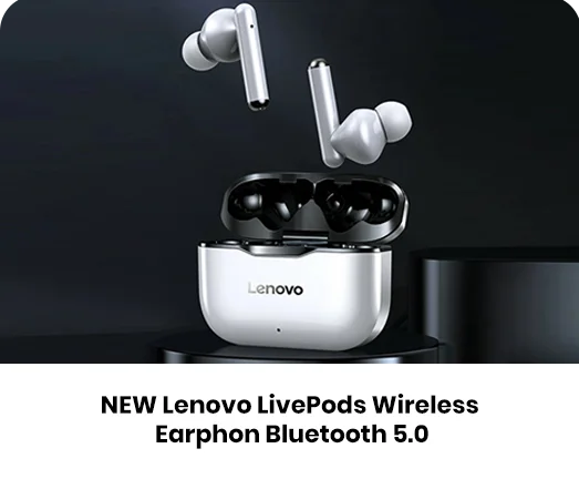NEW Lenovo LivePods Wireless Earphon Bluetooth 5.0