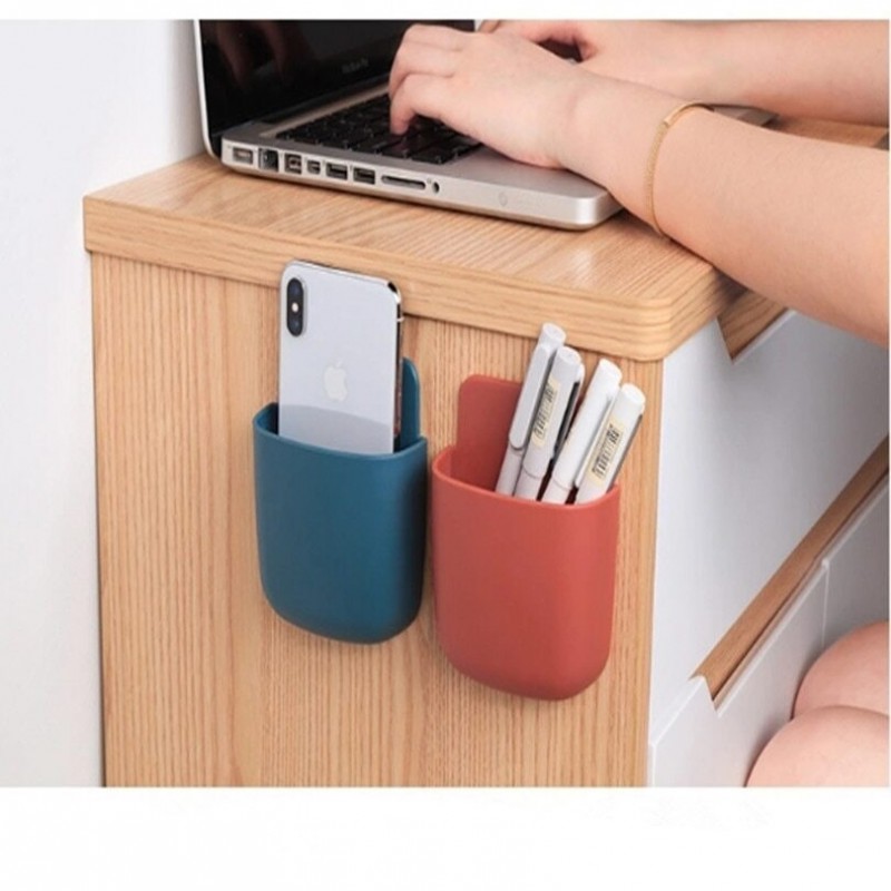 Wall Mounted Remote Control Mobile Phone Charging Holder