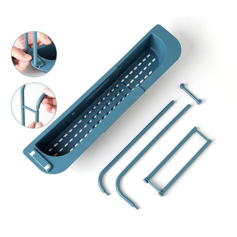 Sink Rack Expandable Storage Drain Basket