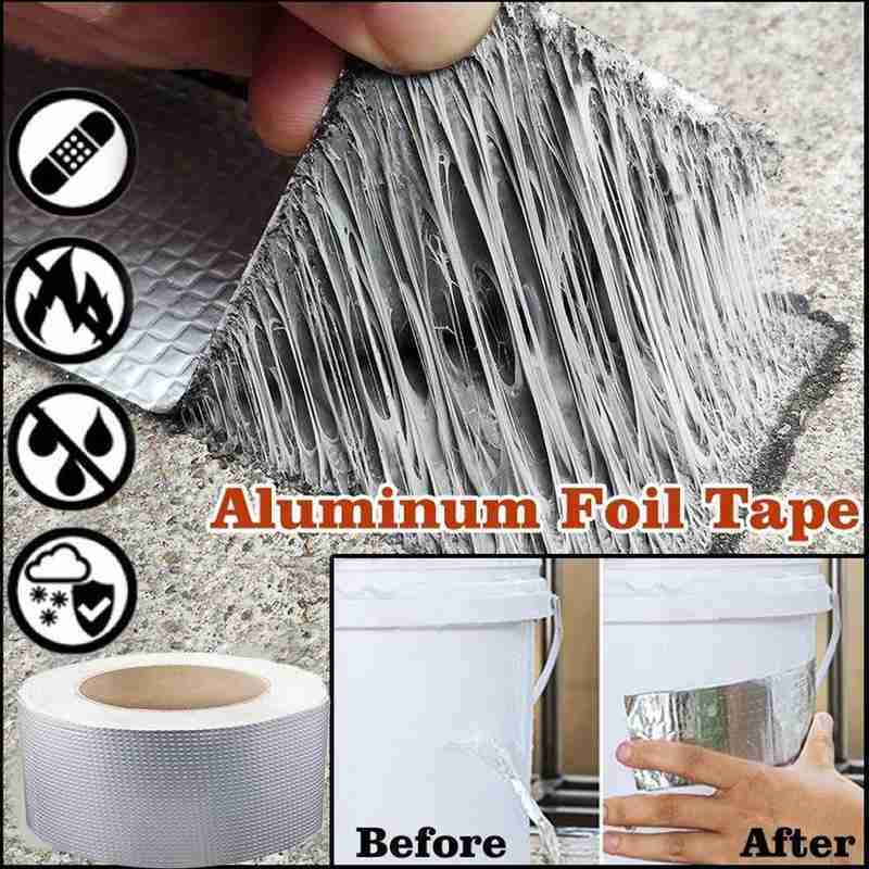 Super Strong Butyl Aluminum Foil Tape 1.5