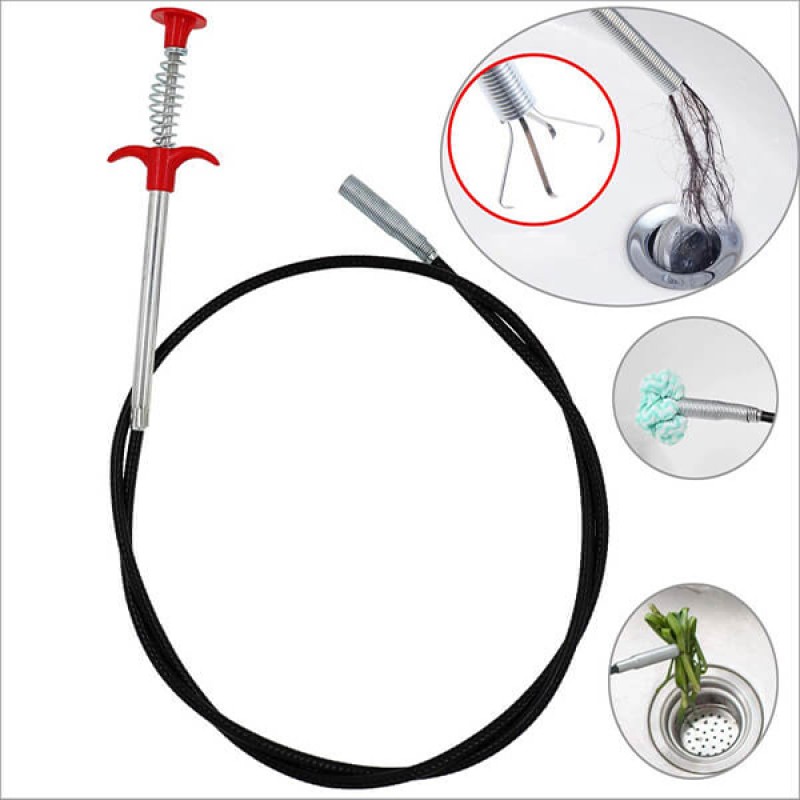 Sink Wire Cleaning Hook Sewer Dredging