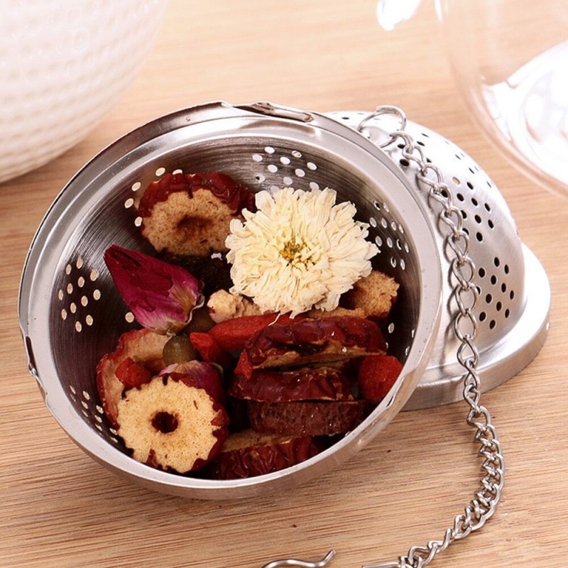 (One Dollar Deal) Stainless Steel Ball Tea Infuser Mesh Filter