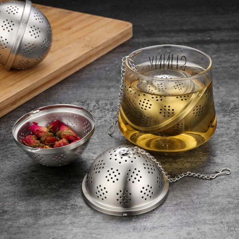 (One Dollar Deal) Stainless Steel Ball Tea Infuser Mesh Filter