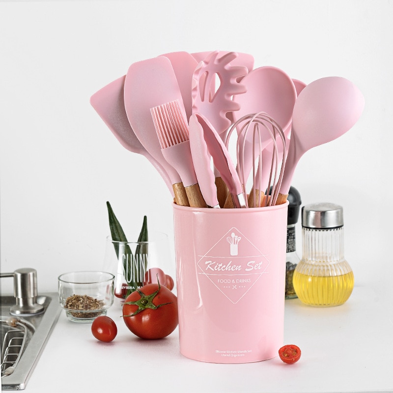 12PCS Silicone Kitchenware Cooking Utensils Set