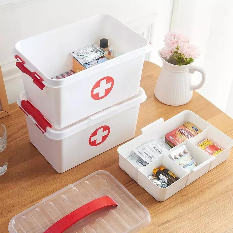Buy first aid kit box home medicine storage box at best price in