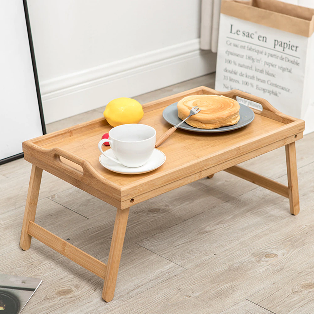 Bed Table Tray Laptop Desk Laptop Table Folding Lap Tray Breakfast Table Notebook Computer Desk Kitchen Serving Platter Tray