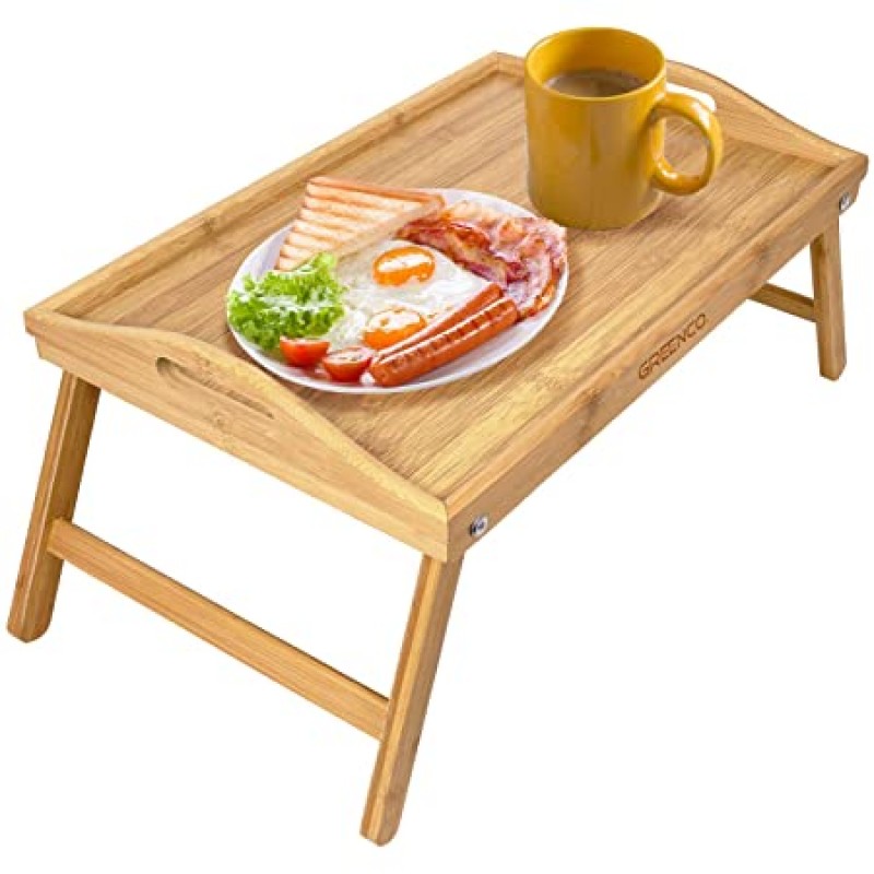 Bed Table Tray Laptop Desk Laptop Table Folding Lap Tray Breakfast Table Notebook Computer Desk Kitchen Serving Platter Tray