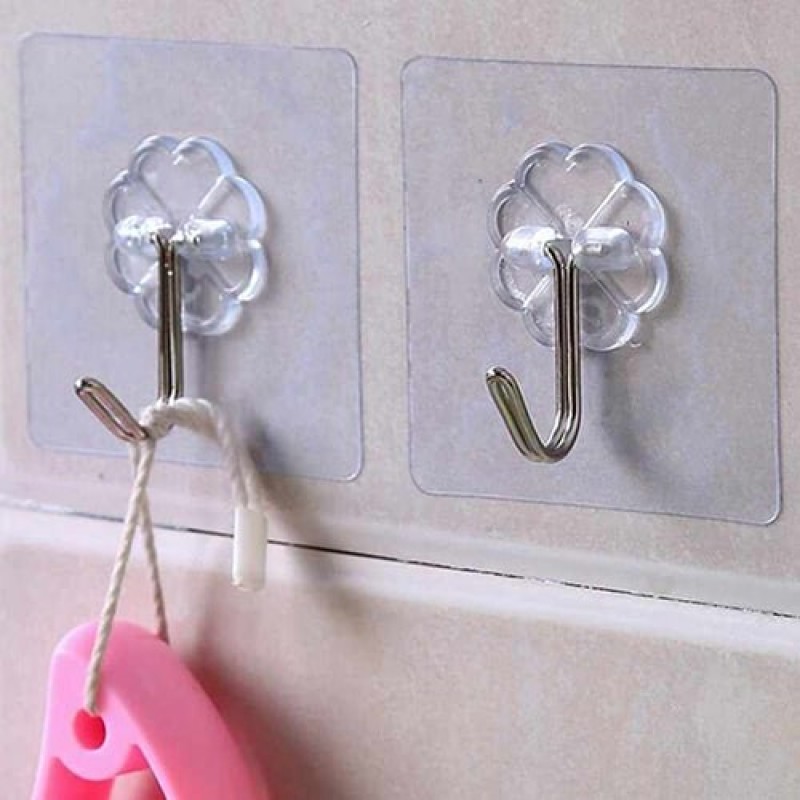 Pack of 5 (One Dollar Deal) Adhesive Wall Hooks