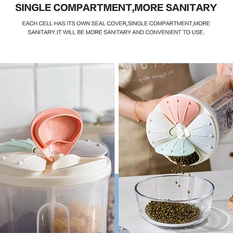 Food Storage Jar 4 Portion 2500 ML