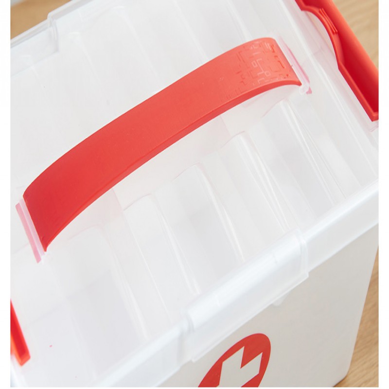 First Aid Kit Box Home Medicine Storage Box Plastic Pill Case Large Capacity Medical Organizer Makeup Cosmetic Container