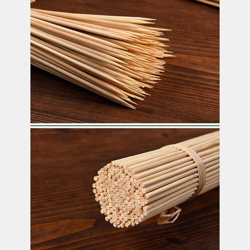 Sturdy Bamboo Skewer Sticks (Pack of 80)