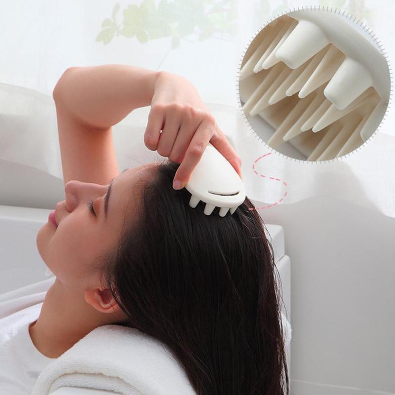 Silicone Shampoo Massage Brush Clean Scalp