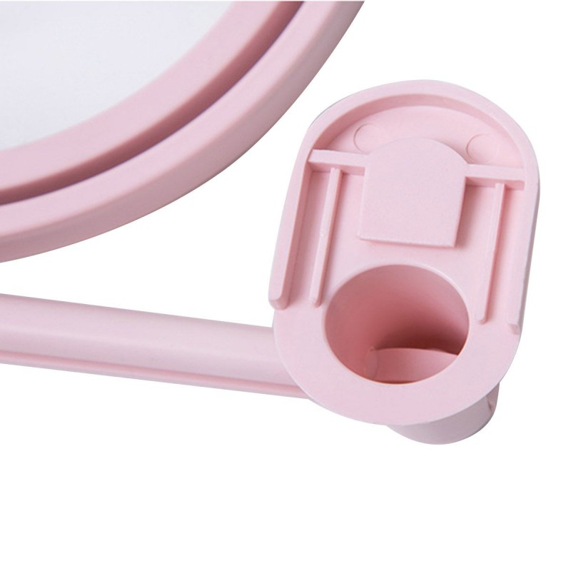 Wall Mount Makeup Mirror Cat Ear Rotating Bathroom Bedroom Mirror