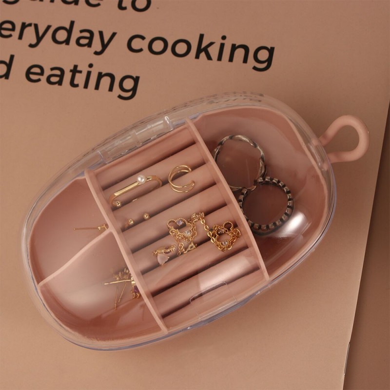 Transparent Multifunctional Fashion Travel Mini Jewelry Box