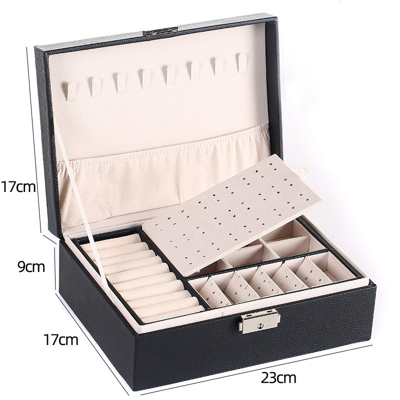 Multi-Function Travel Jewelry Box Necklace Earring Ring Gift Box Storage