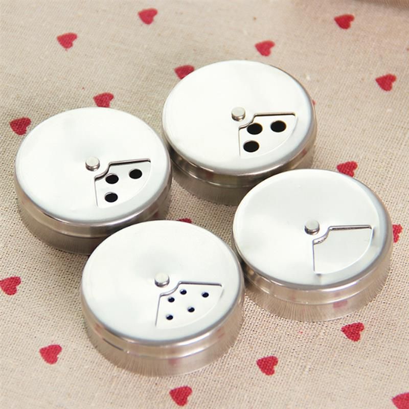 Stainless Steel Jars for Spices Pepper Shaker Spice Shaker for Kitchen