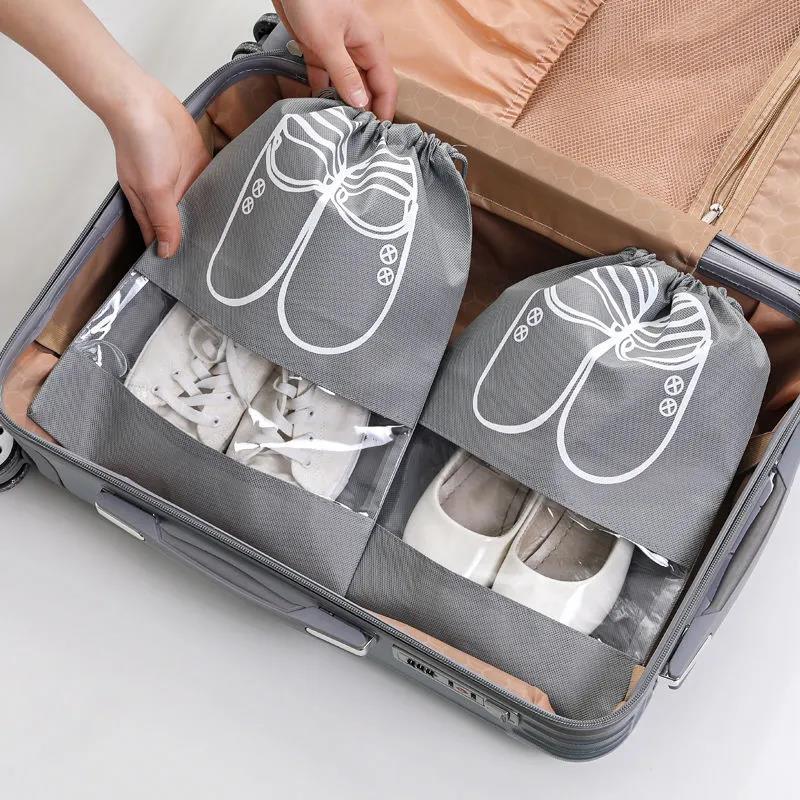 Travel Portable Waterproof & Dustproof Shoe Storage Bag Organize