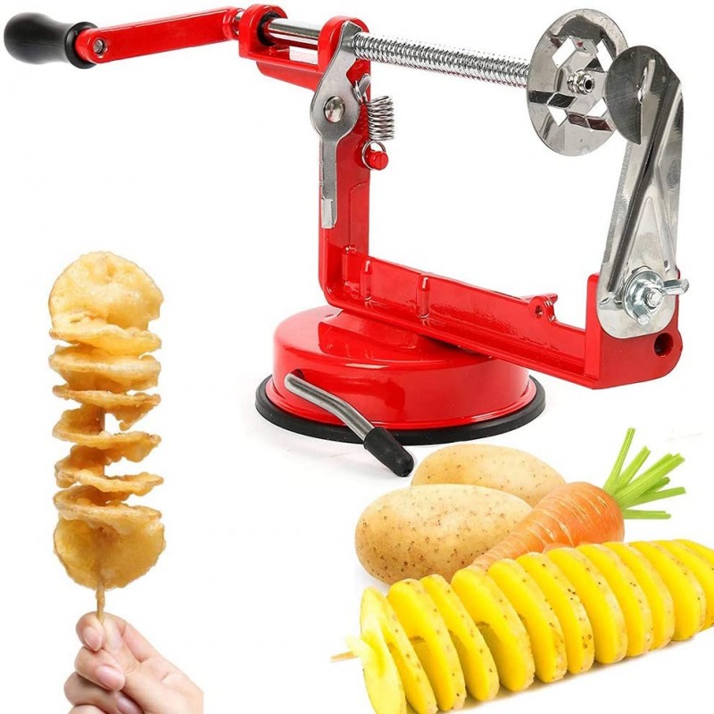 Potato Spiral Cutter Chips Carrot Cucumber Vegetable Fruit Slicer