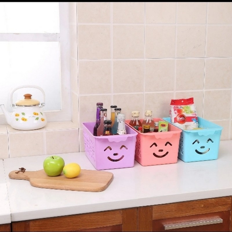 Smiley Organizer Basket