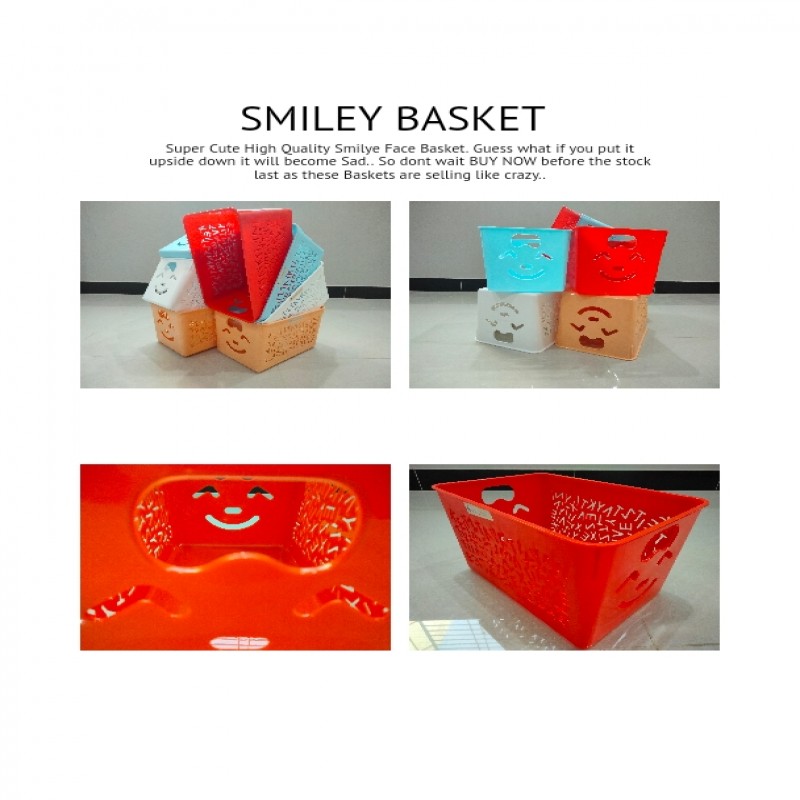 Smiley Organizer Basket