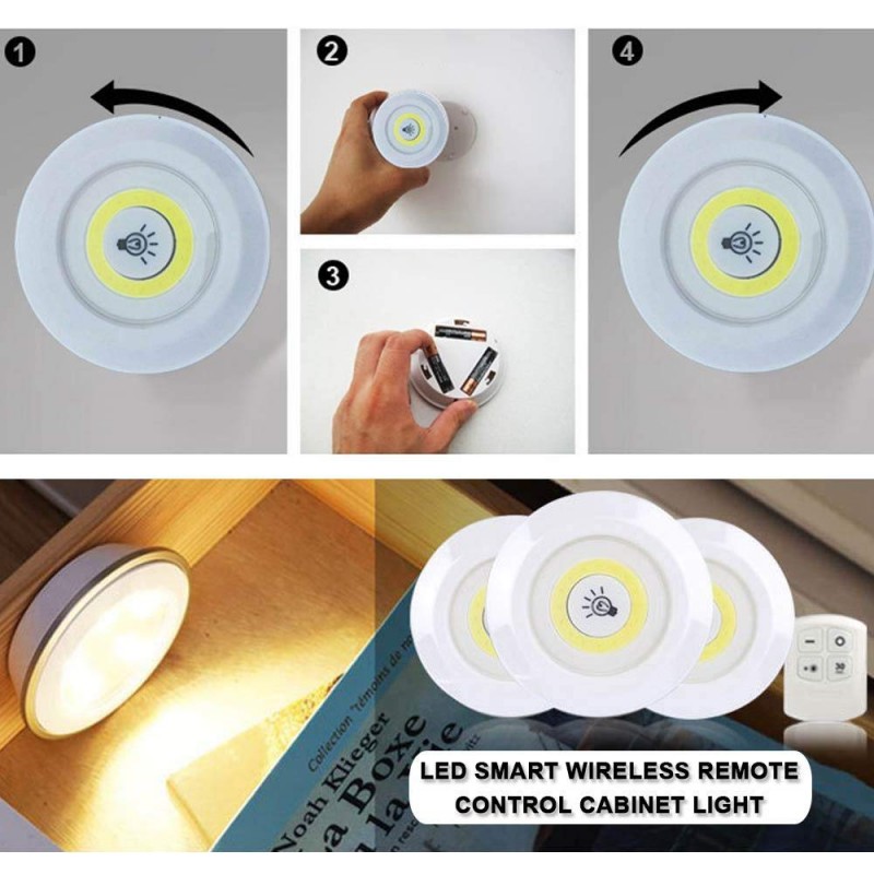 LED Under Cabinet Lights with Remote-Controlle