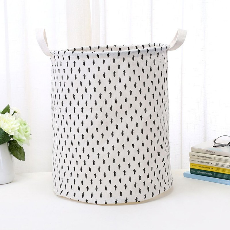 Foldable Laundry Storage Basket with Handles for Dirty Clothes & Toys Organizer