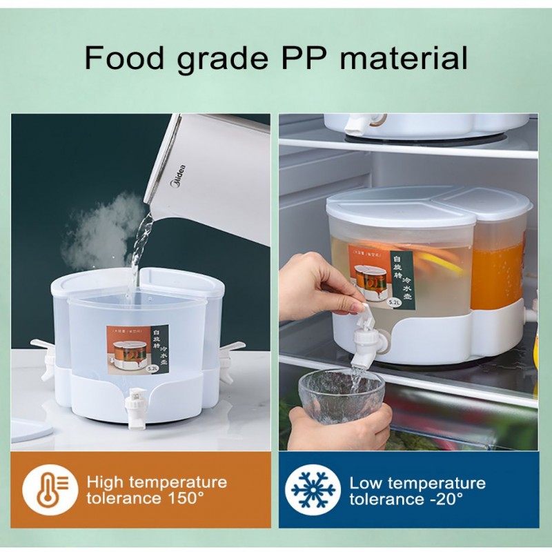 3in1 Rotating 5.2L Juice Dispenser