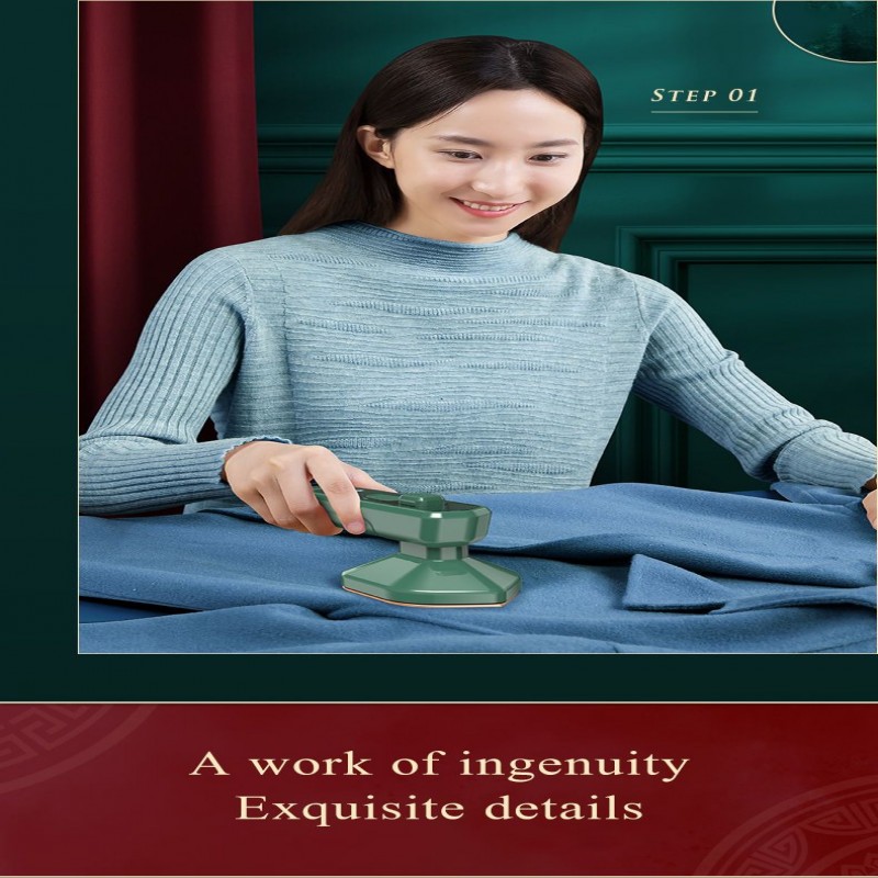 Mini Steam Iron Handheld Garment Steamer Home Travelling EU Plug