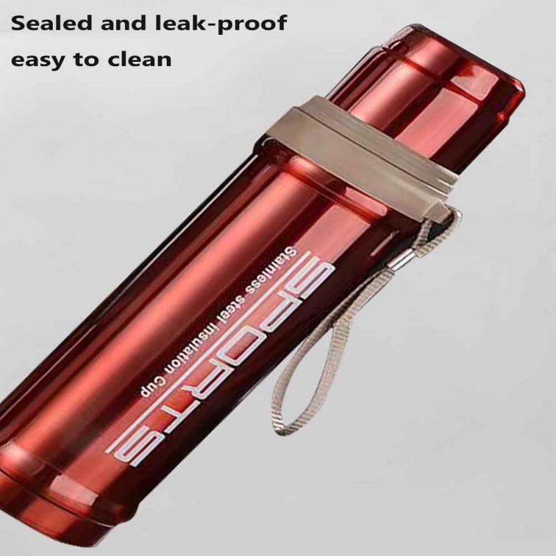 750ml Stainless Steel Vacuum Flask Sports Water Bottle