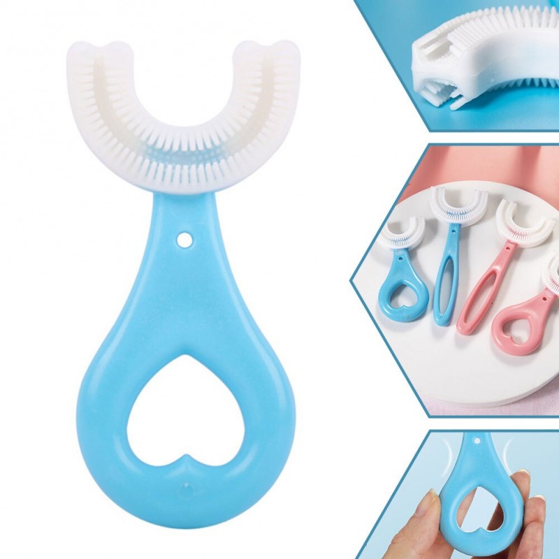Silicone U Shaped Toothbrush for Kids