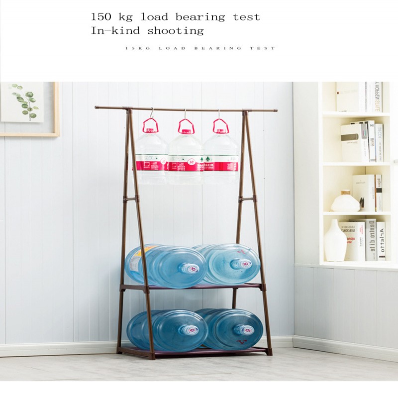 Multi-function Removable Bedroom Hanging Clothes Rack with Wheels Floor Standing