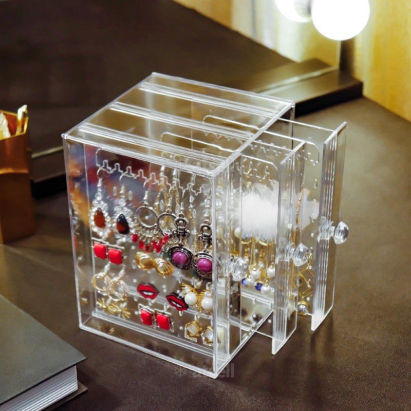 Acrylic Transparent Jewelry Organizer, Earrings Display Holder