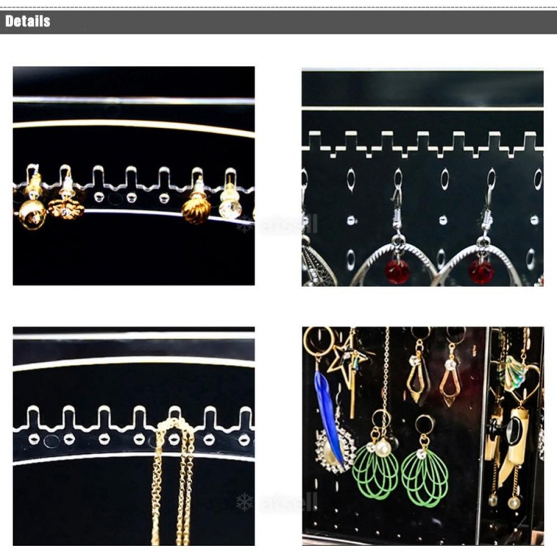 Acrylic Transparent Jewelry Organizer, Earrings Display Holder