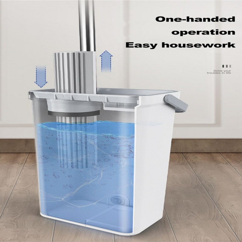 Household Cleaning High Quality Sponge Mop with Bucket Free Hand Washing