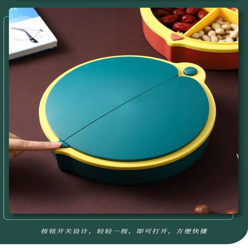 Buy household divided fruit bowl with lid simple dried fruit bowl food storage containers at