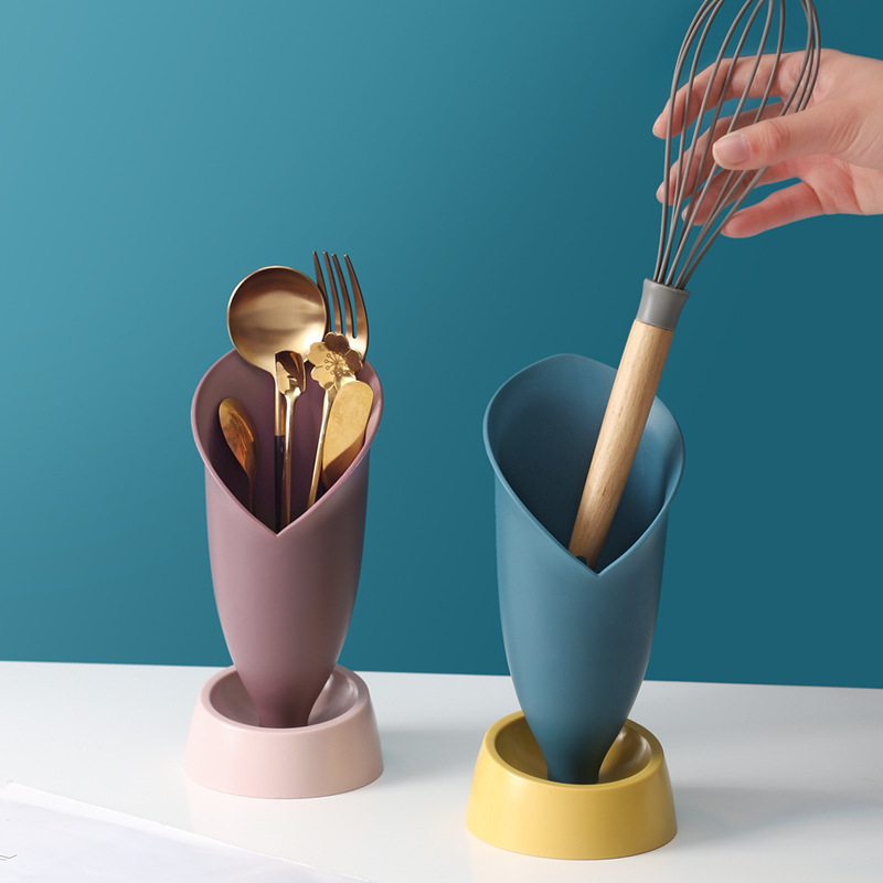 Tableware Drying Rack Kitchen Organizer Spoon Chopsticks Fork Knife Holder Cosmetic Storage Box