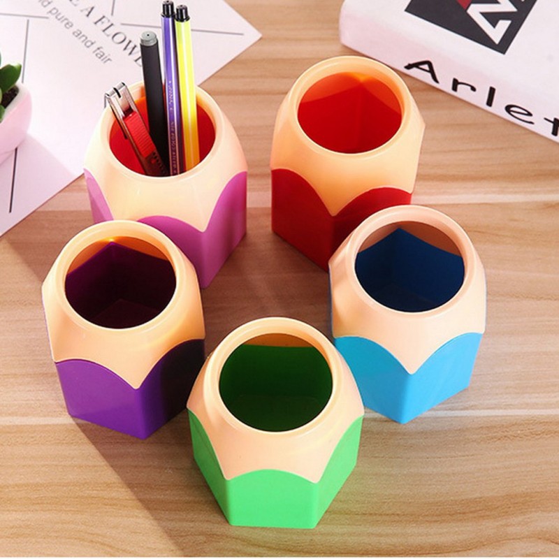 Pencil Pot Makeup & Stationery Brush Holder