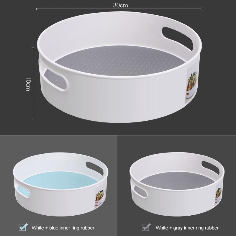 Desktop Non-Slip Rotating Storage Tray Multifunctional Plastic Storage Boxs