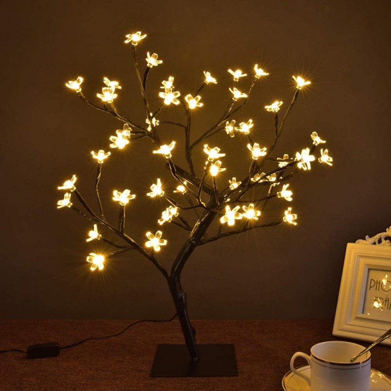 LED cherry blossom flower tree Indoor table lamp