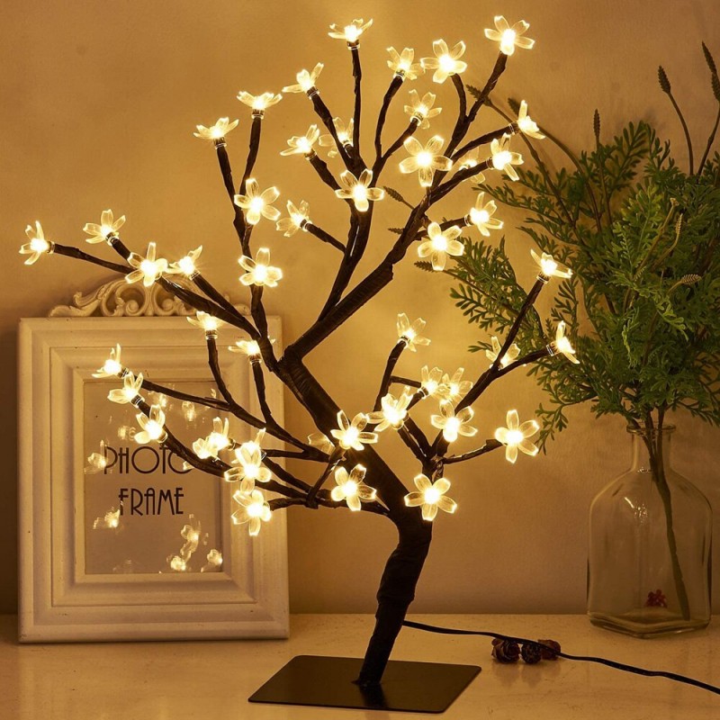 LED cherry blossom flower tree Indoor table lamp