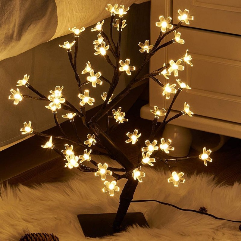 LED cherry blossom flower tree Indoor table lamp