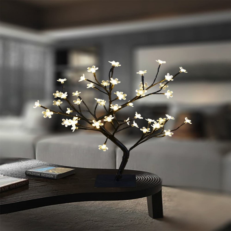 LED cherry blossom flower tree Indoor table lamp