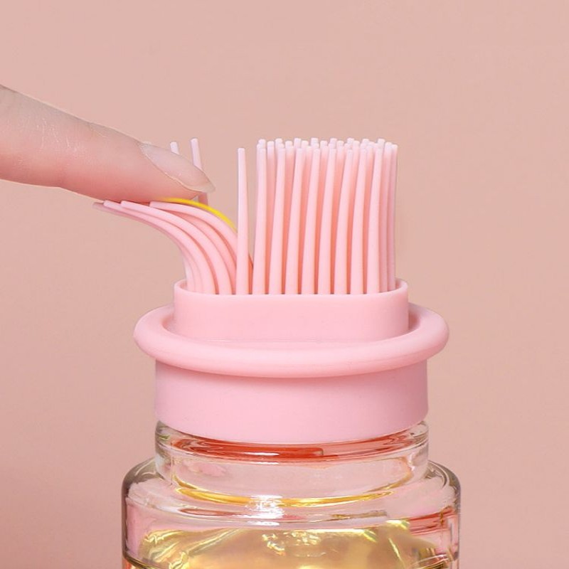 Silicone Barbecue Oiling Brush with Large Capacity Bottle