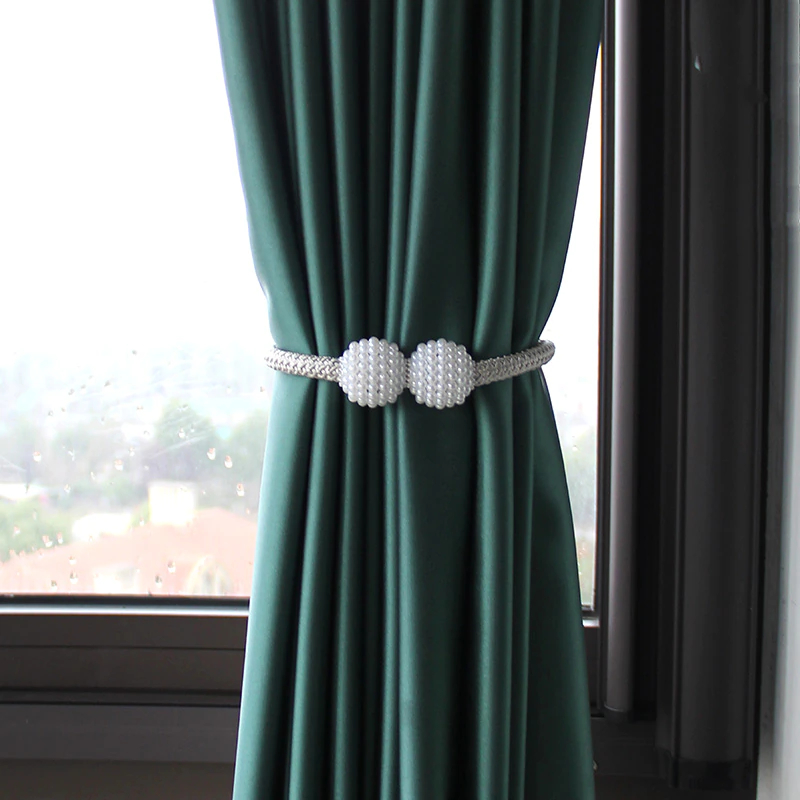 Pack of 2 (One Dollar Deal) Magnetic Curtain Holder Tieback