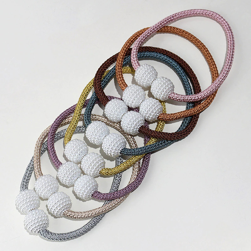 Pack of 2 (One Dollar Deal) Magnetic Curtain Holder Tieback
