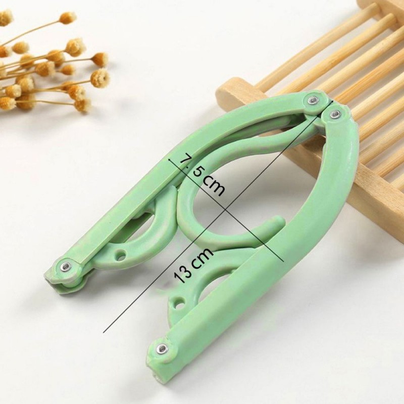 Multi Fold Travel Hanger, Portable Outdoor Non-Slip Hanger For Clothes