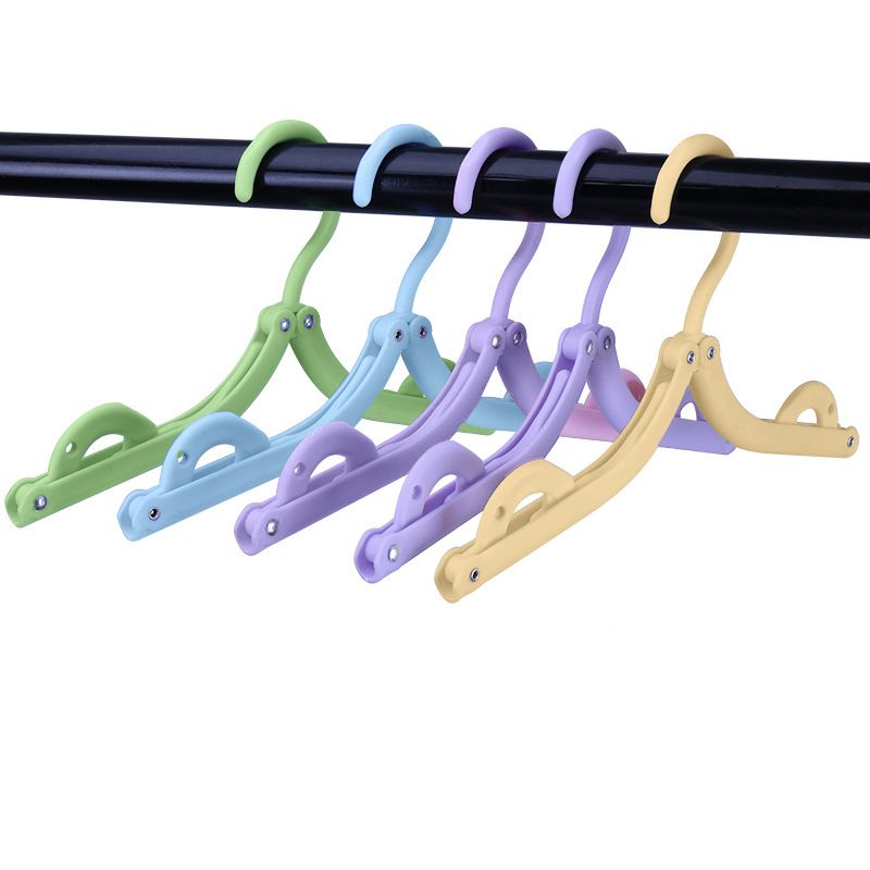 Multi Fold Travel Hanger, Portable Outdoor Non-Slip Hanger For Clothes